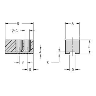 Jeux de 3 mors doux acier 1/16" x 90° pour mandrin autoblok